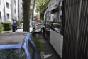 VU KVB Bus gegen PKW Tuer Koeln Kalk Buchforststr P09